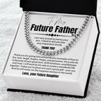 Future Father In Law Necklace, Father In Law Gift Wedding, Gift for Father In Law on Wedding Day, Father of the Groom Gift from Bride