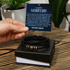 Meaningful Dad Fathers Day Gifts, Leather Bracelet, Best Fathers Day Gifts for Dad from Son, Dad Fathers Day Present, Son to Dad Gifts Ideas