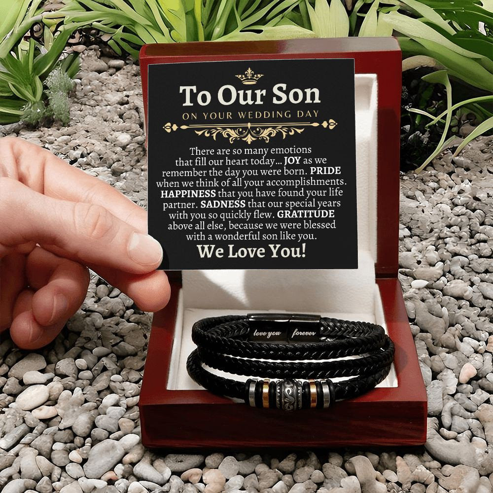 Groom Gift from Mom & Dad, To Our Son on Your Wedding Day, Son Wedding Day Gift, Gift for Son on Wedding Day, Parents to Son Wedding Gifts