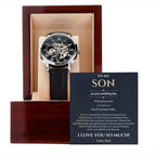 Groom Gift from Dad, To My Son on His Wedding Day, Son Wedding Day Gift, Wedding Gift for Son, Sentimental Wedding Gift
