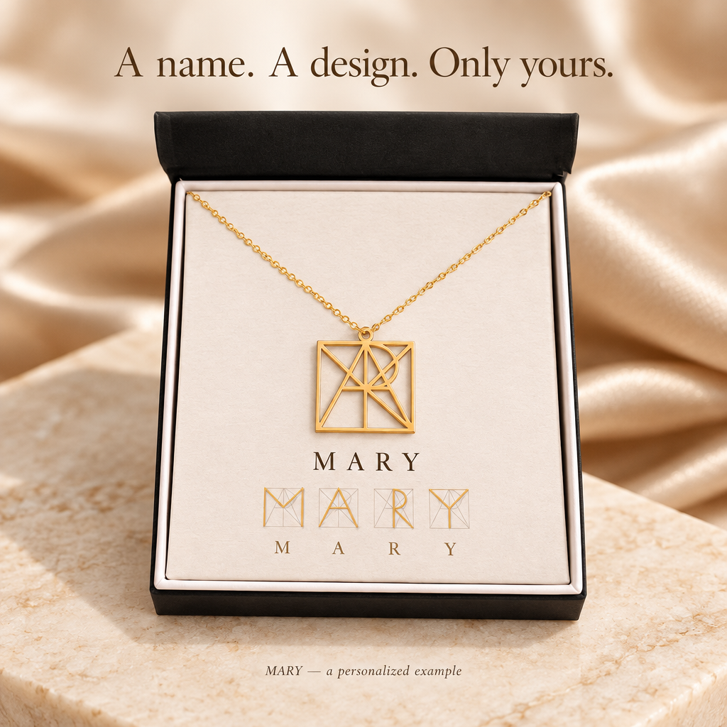 MARY 맞춤 목걸이 예시