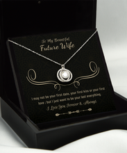 Load image into Gallery viewer, Future Wife Necklace, Fiance on Engagement, Fiancee Birthday Gift, Future Wife Gift, Christmas Gift, Love Knot Necklace, To My Future Wife
