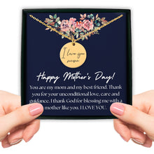 Load image into Gallery viewer, Best Mothers Day Gift from Daughter, Mothers Day Gift from Son, Handwritten Message Necklace
