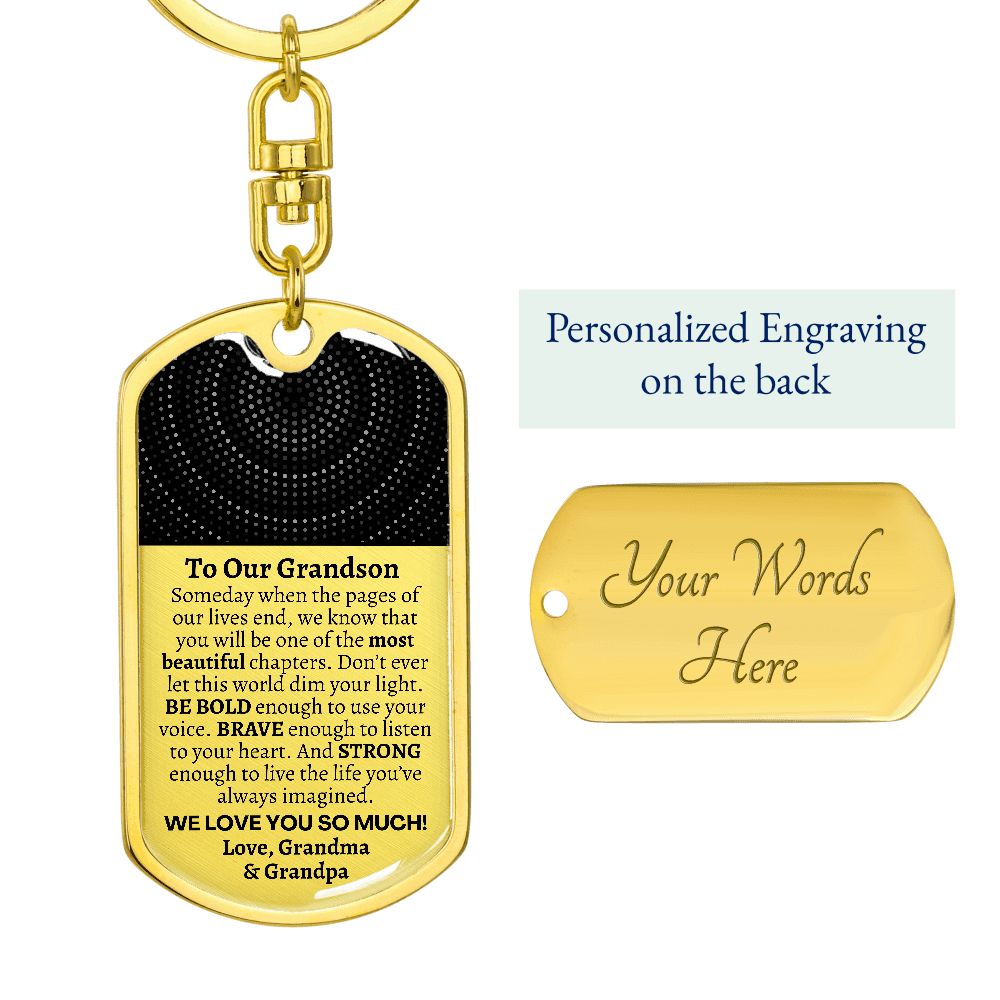 To Our Grandson, Grandson Gift from Grandma Grandpa, Grandson Graduation Gift, Grandson Birthday Gift, Meaningful Custom Gift for Grandson