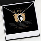 Baby shower gift | New Mommy Necklace | Pregnant Wife Gift | To My Mommy | I May Just Be A Bump But I Love You More Than You Ever Know | To mummy from bump | To Mommy to be | Pregnancy Gift for First Time Mom | New Mom in Hospital | Gift for Pregnant Wife