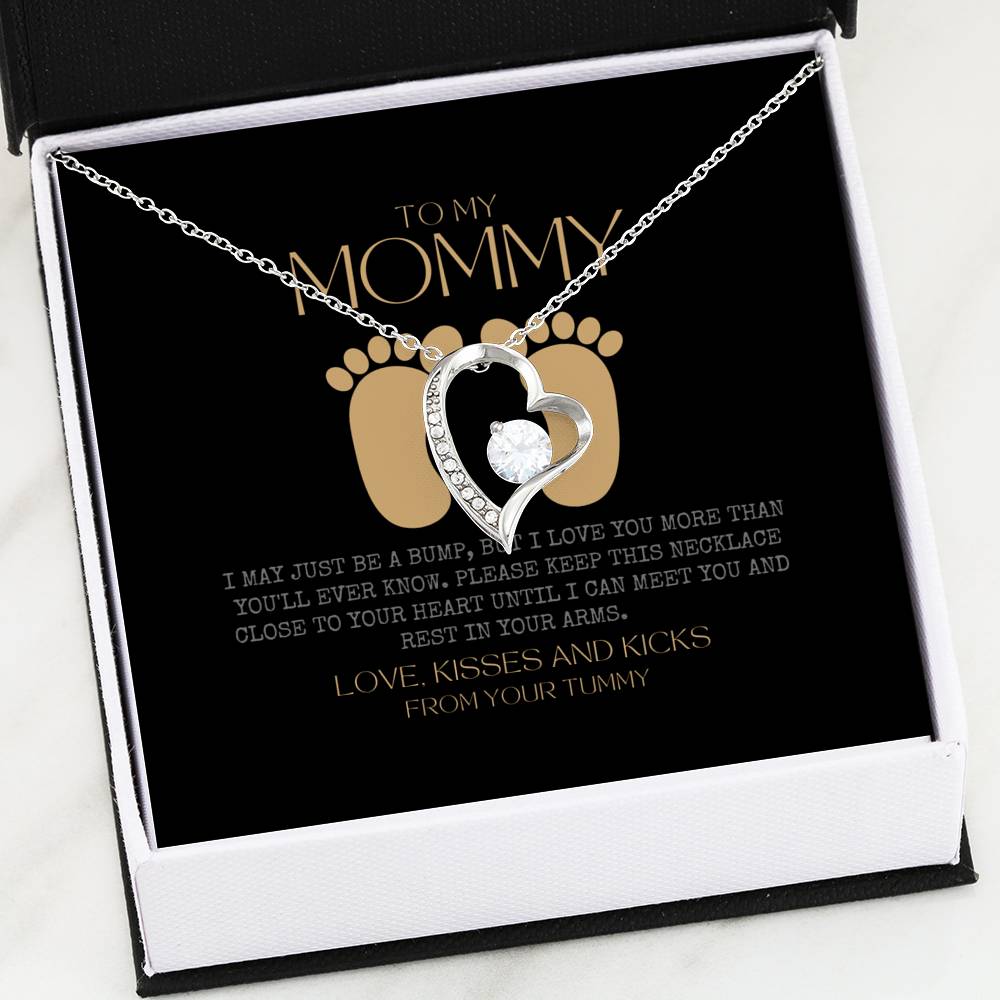 Baby shower gift | New Mommy Necklace | Pregnant Wife Gift | To My Mommy | I May Just Be A Bump But I Love You More Than You Ever Know | To mummy from bump | To Mommy to be | Pregnancy Gift for First Time Mom | New Mom in Hospital | Gift for Pregnant Wife