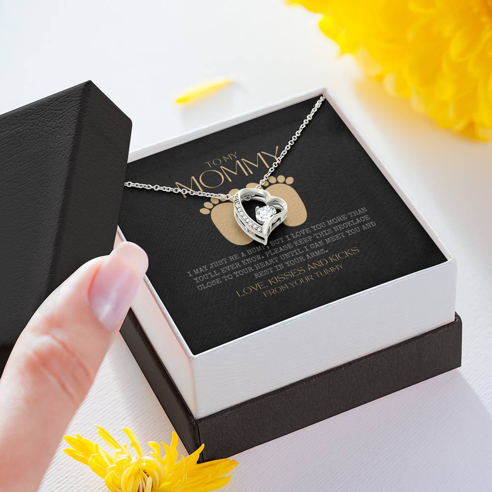 Baby shower gift | New Mommy Necklace | Pregnant Wife Gift | To My Mommy | I May Just Be A Bump But I Love You More Than You Ever Know | To mummy from bump | To Mommy to be | Pregnancy Gift for First Time Mom | New Mom in Hospital | Gift for Pregnant Wife