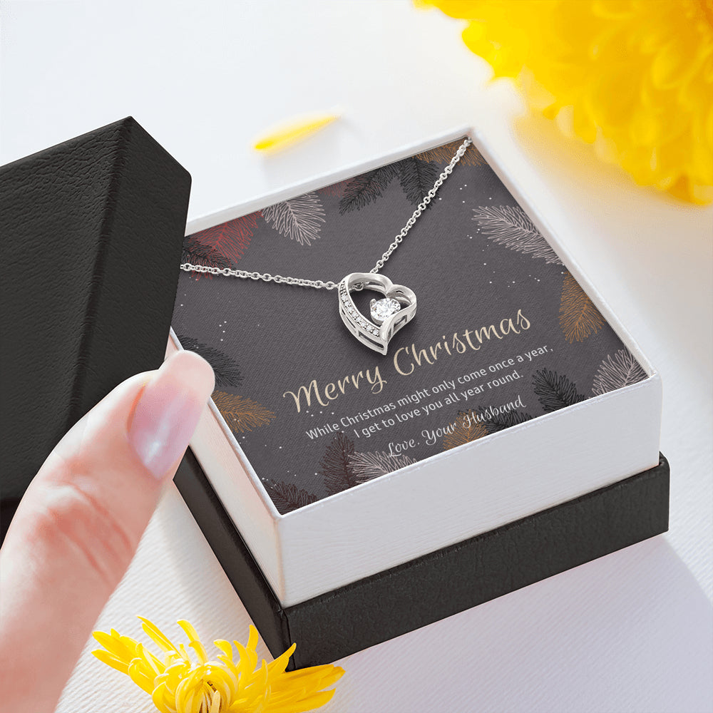 Christmas Gift for Wife, Love Knot Necklace for Wife, Christmas Present for Wife, Christmas Gift for Love