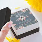 Gift for Pregnant Wife | Mom to be gift | New Mommy Necklace | To Mommy to be | New Mom Jewelry | Forever Love Necklace | Badass Mom Heart Necklace | Badass Wife Gift