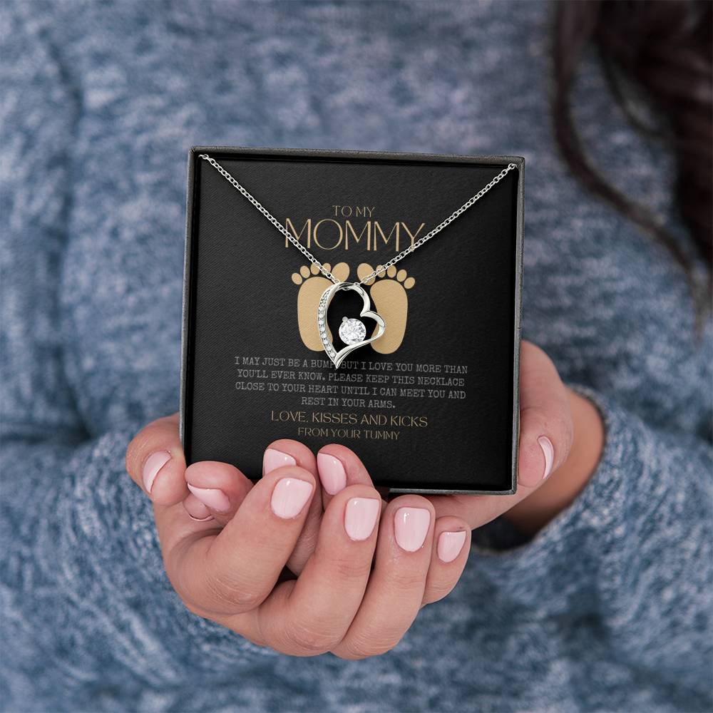 Baby shower gift | New Mommy Necklace | Pregnant Wife Gift | To My Mommy | I May Just Be A Bump But I Love You More Than You Ever Know | To mummy from bump | To Mommy to be | Pregnancy Gift for First Time Mom | New Mom in Hospital | Gift for Pregnant Wife