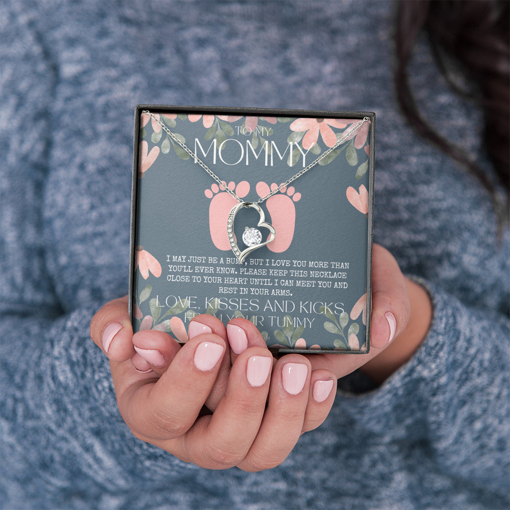 Baby shower gift | New Mommy Necklace | Pregnant Wife Gift | I May Just Be A Bump But I Love You | To mummy from bump | To Mommy to be