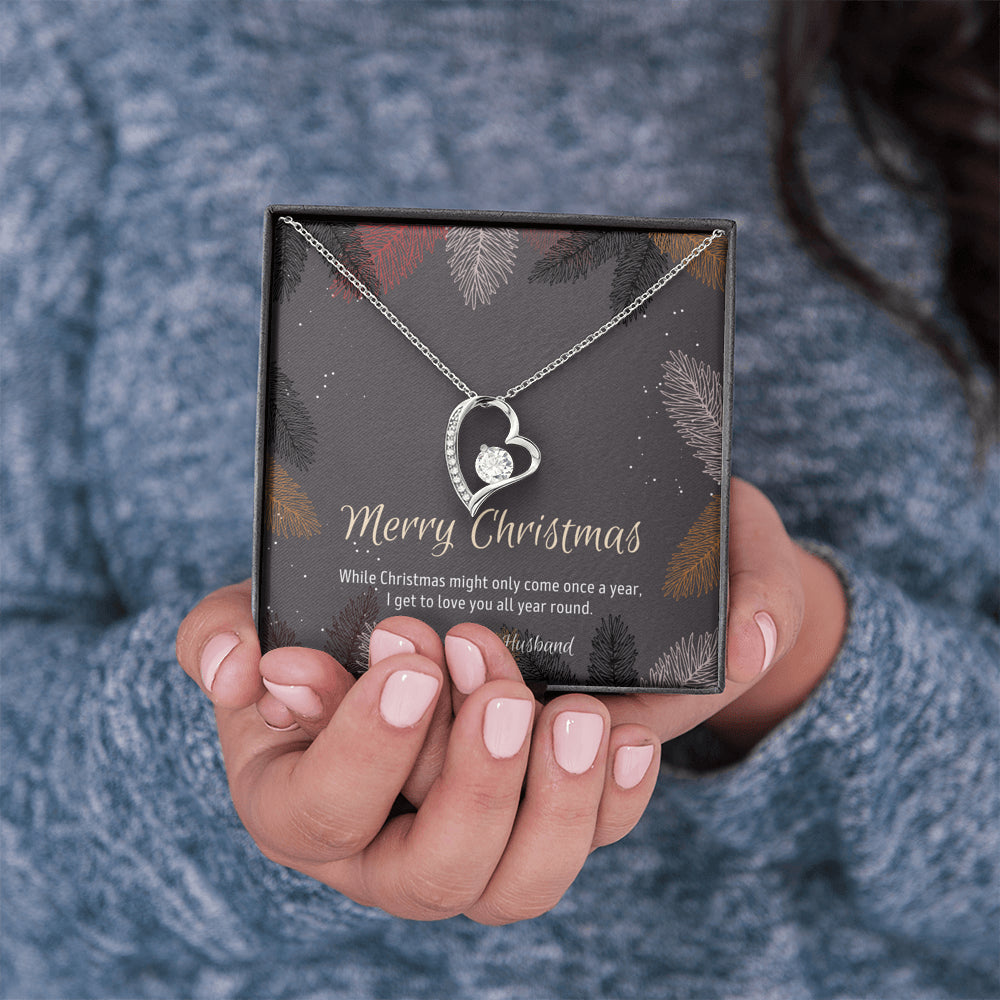 Christmas Gift for Wife, Love Knot Necklace for Wife, Christmas Present for Wife, Christmas Gift for Love