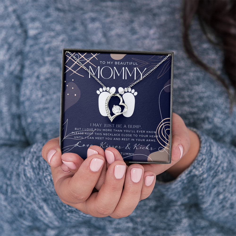 Mom to be gift | New Mommy Gift Necklace | Pregnant Wife Gift | I May Just Be A Bump But I Love You | To mummy from bump | To Mommy to be