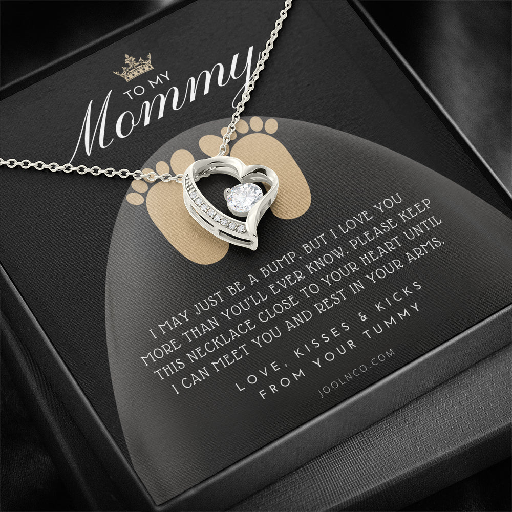 Mom to be gift | New Mommy Gift Necklace | Pregnant Wife Gift | I May Just Be A Bump But I Love You | To mummy from bump | To Mommy to be