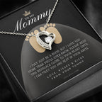 Mom to be gift | New Mommy Gift Necklace | Pregnant Wife Gift | I May Just Be A Bump But I Love You | To mummy from bump | To Mommy to be