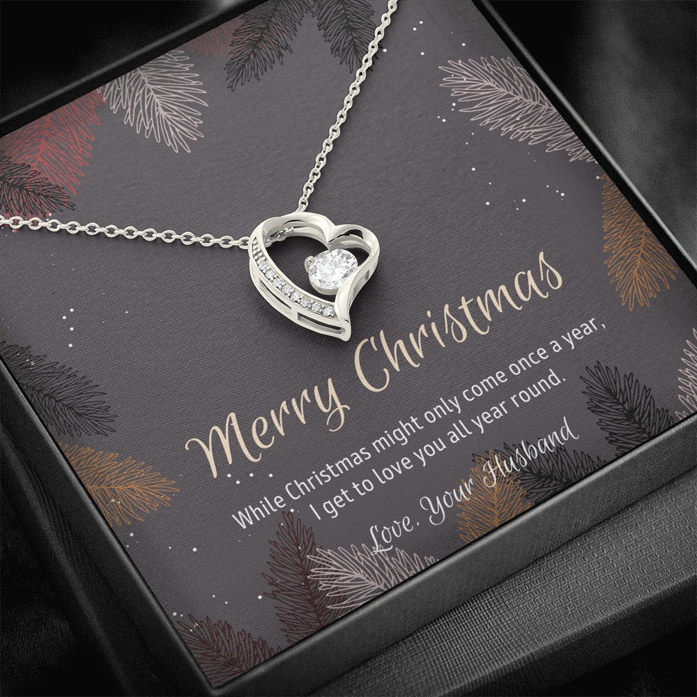 Christmas Gift for Wife, Love Knot Necklace for Wife, Christmas Present for Wife, Christmas Gift for Love