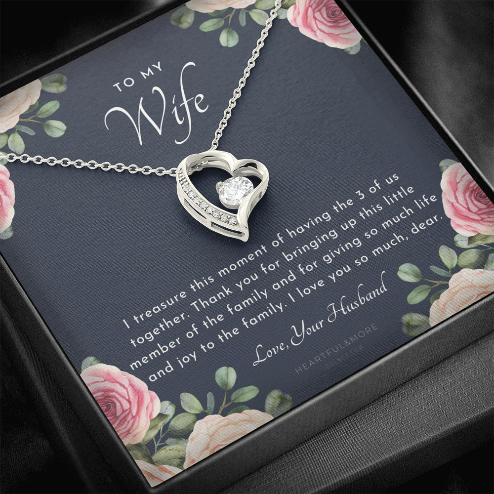 Postpartum Gift for Wife, Gift for Wife Post Pregnancy, Becoming A Mother Gift, Gift For Wife Birth, Wife After Pregnancy Necklace, Wife Becoming A Mom