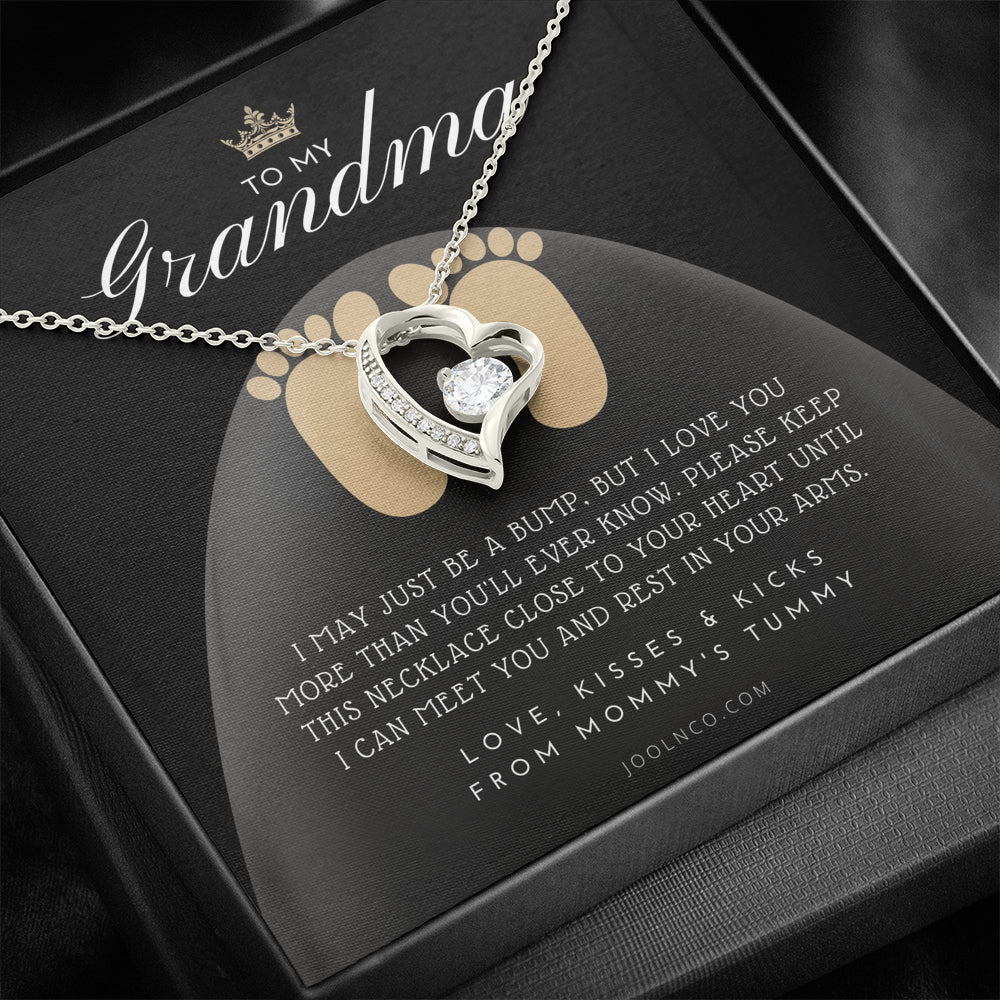 New Grandma Gift | Mom to Grandma Necklace | Pregnancy Announcement Grandparent | First Time Grandma Gifts | New Grandma Necklace
