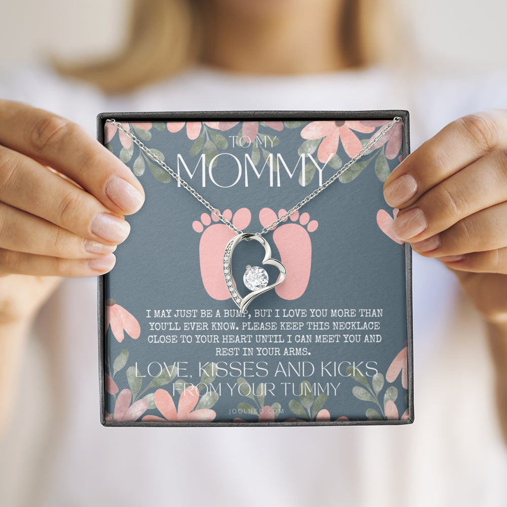 Baby shower gift | New Mommy Necklace | Pregnant Wife Gift | I May Just Be A Bump But I Love You | To mummy from bump | To Mommy to be