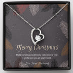 Christmas Gift for Wife, Love Knot Necklace for Wife, Christmas Present for Wife, Christmas Gift for Love