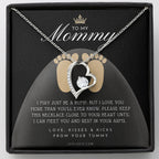 Mom to be gift | New Mommy Gift Necklace | Pregnant Wife Gift | I May Just Be A Bump But I Love You | To mummy from bump | To Mommy to be