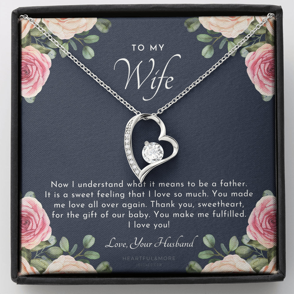 Postpartum Gift for Wife, Gift for Wife Post Pregnancy, Becoming A Mother Gift, Gift For Wife Birth, Wife After Pregnancy Necklace, Wife Becoming A Mom