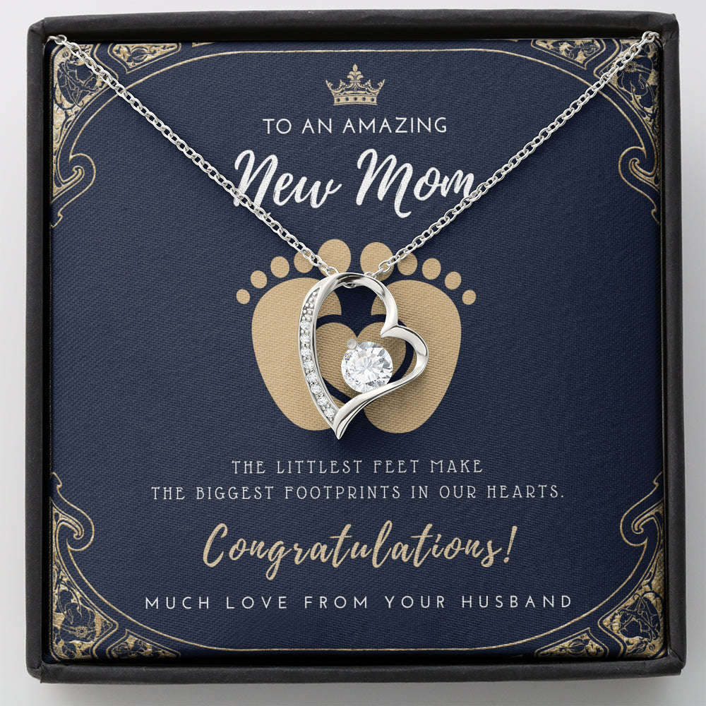 Gift for Pregnant Wife | Mom to be gift | New Mommy Necklace | To Mommy to be | New Mom Jewelry | Forever Love Necklace | Amazing Wife Gift