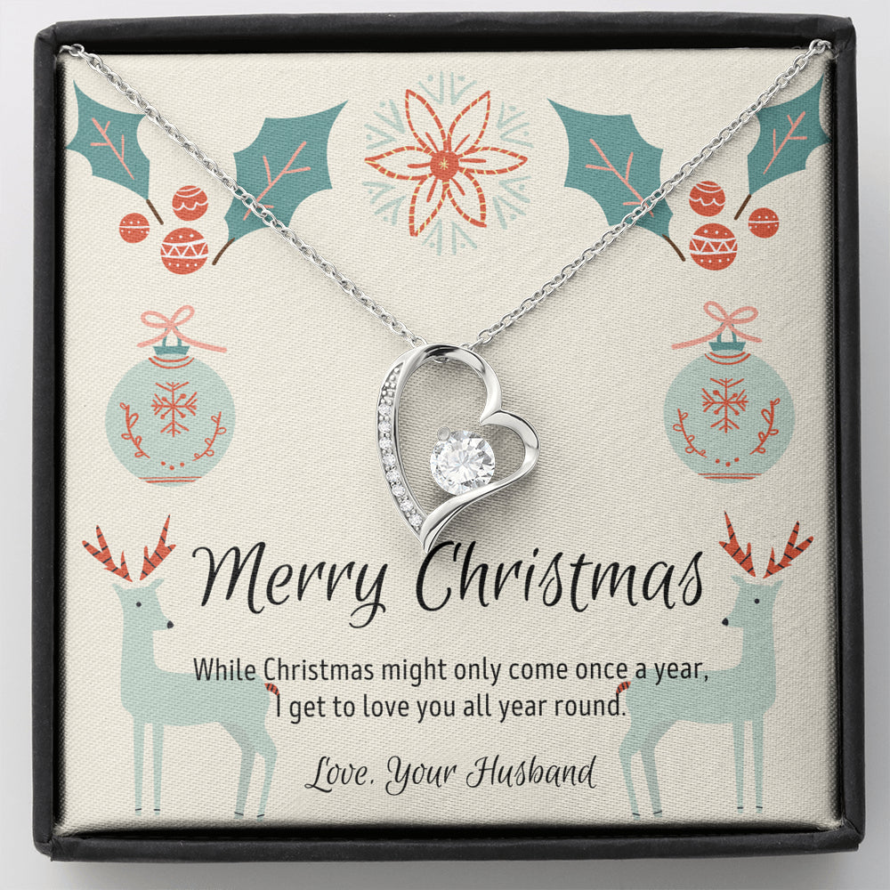 Christmas Gift for Wife, Love Knot Necklace for Wife, Christmas Present for Wife, Christmas Gift for Love