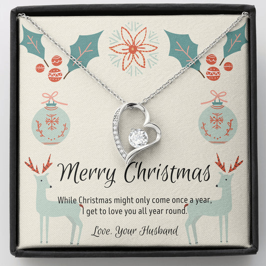 Christmas Gift for Wife, Love Knot Necklace for Wife, Christmas Present for Wife, Christmas Gift for Love
