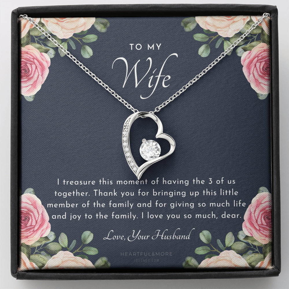Postpartum Gift for Wife, Gift for Wife Post Pregnancy, Becoming A Mother Gift, Gift For Wife Birth, Wife After Pregnancy Necklace, Wife Becoming A Mom