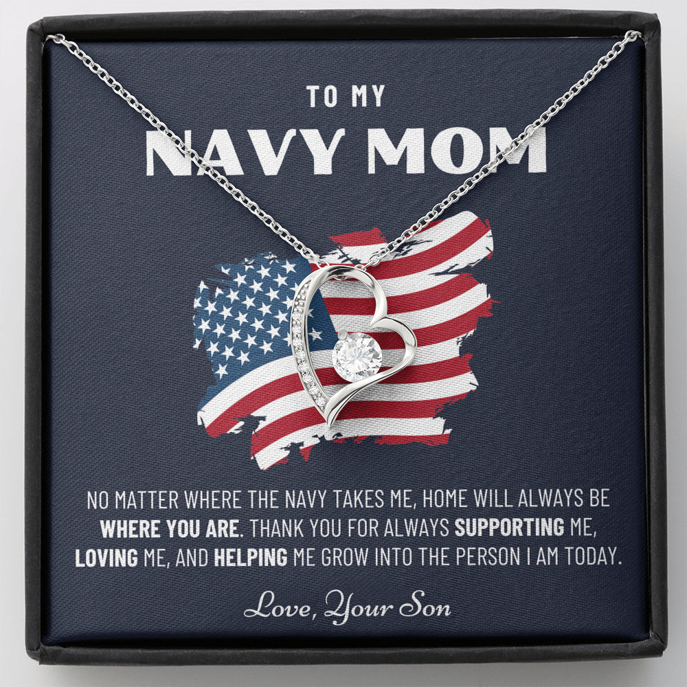 Military Mom Gift, Navy Mom Mothers Day, Navy Mom Gift, Deployment Gift, Navy Mom Necklace from Son, Military, Deploy Gift, Best Navy Mom