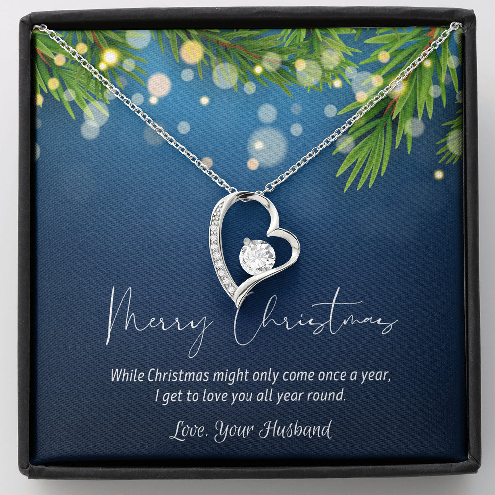 Christmas Gift for Wife, Love Knot Necklace for Wife, Christmas Present for Wife, Christmas Gift for Love