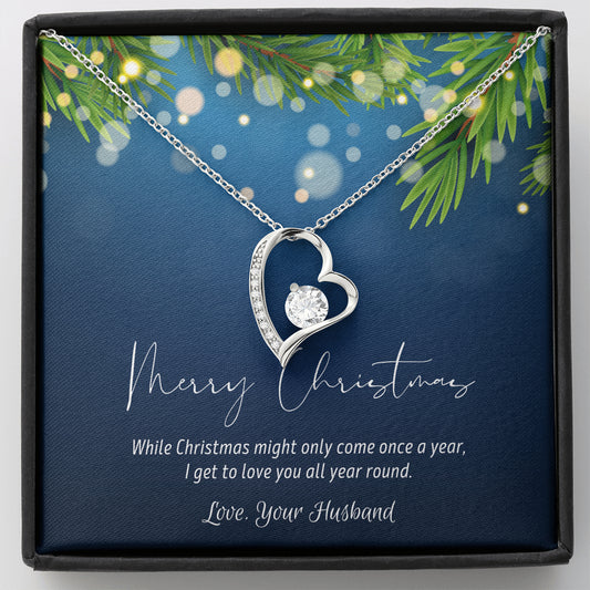 Christmas Gift for Wife, Love Knot Necklace for Wife, Christmas Present for Wife, Christmas Gift for Love