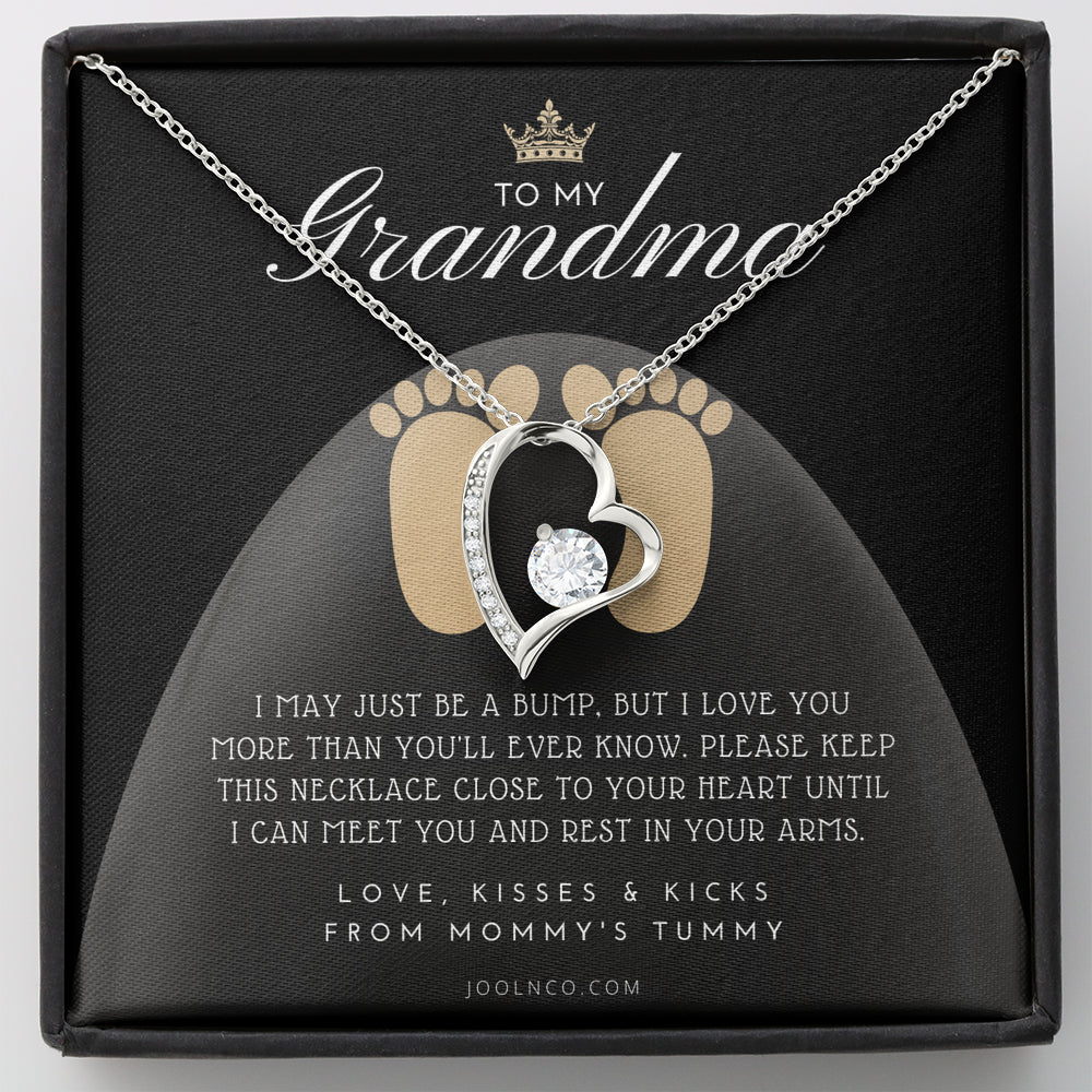 New Grandma Gift | Mom to Grandma Necklace | Pregnancy Announcement Grandparent | First Time Grandma Gifts | New Grandma Necklace