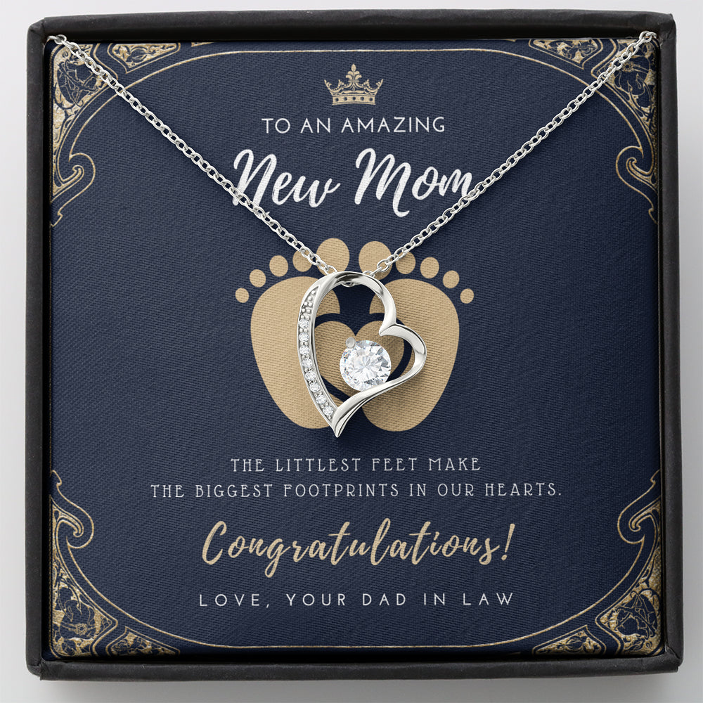 Daughter In Law Pregnancy Gift | Mom to be gift | New Mommy Necklace | To Mommy to be | New Mom Jewelry | From Dad In Law
