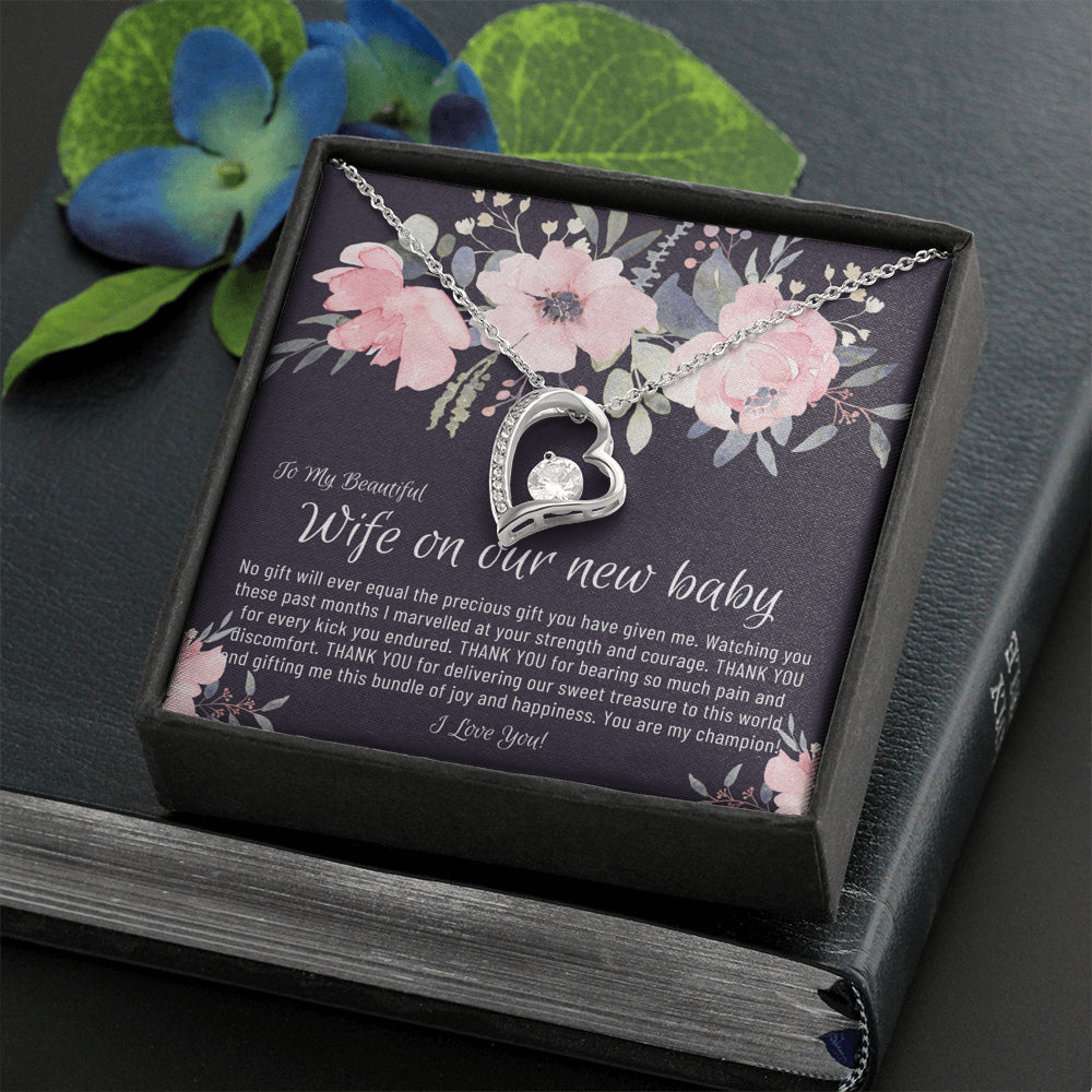 Beautiful Wife on our new baby