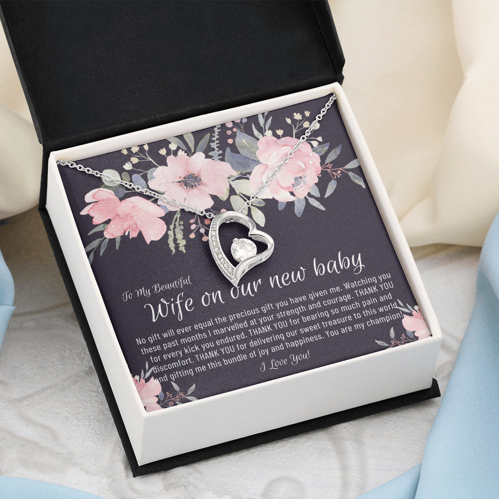 Beautiful Wife on our new baby