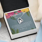 Daughter-In-Law Gift Necklace, Wedding Gift, Jewelry From Mother-In Law, Gift for Bride, Daughter-In-Heart