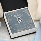 57 Year Anniversary Gift For Wife - Forever Love Necklace
