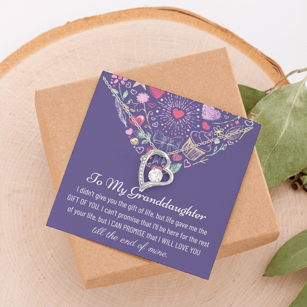 christmas gift, Heart Necklace, heart jewelry, heart gift daughter, christmas necklace, interlocking gift, meaningful gift, unique gift, Granddaughter gift, to my Granddaughter, Granddaughter xmas, gift from grandma, Granddaughter