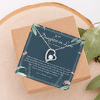 Daughter-In-Law Gift Necklace, Wedding Gift, Jewelry From Mother-In Law, Gift for Bride, Daughter-In-Heart