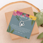 Daughter-In-Law Gift Necklace, Wedding Gift, Jewelry From Mother-In Law, Gift for Bride, Daughter-In-Heart