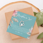 Daughter-In-Law Gift Necklace, Wedding Gift, Jewelry From Mother-In Law, Gift for Bride, Daughter-In-Heart