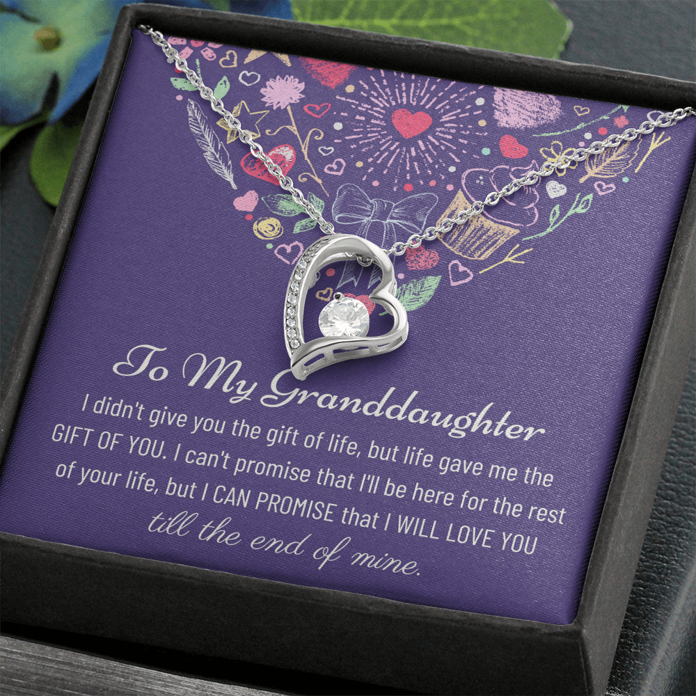 christmas gift, Heart Necklace, heart jewelry, heart gift daughter, christmas necklace, interlocking gift, meaningful gift, unique gift, Granddaughter gift, to my Granddaughter, Granddaughter xmas, gift from grandma, Granddaughter