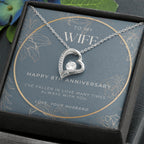 8 Year Anniversary Gift For Wife - Forever Love Necklace