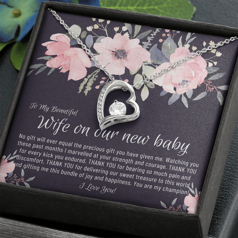 Beautiful Wife on our new baby