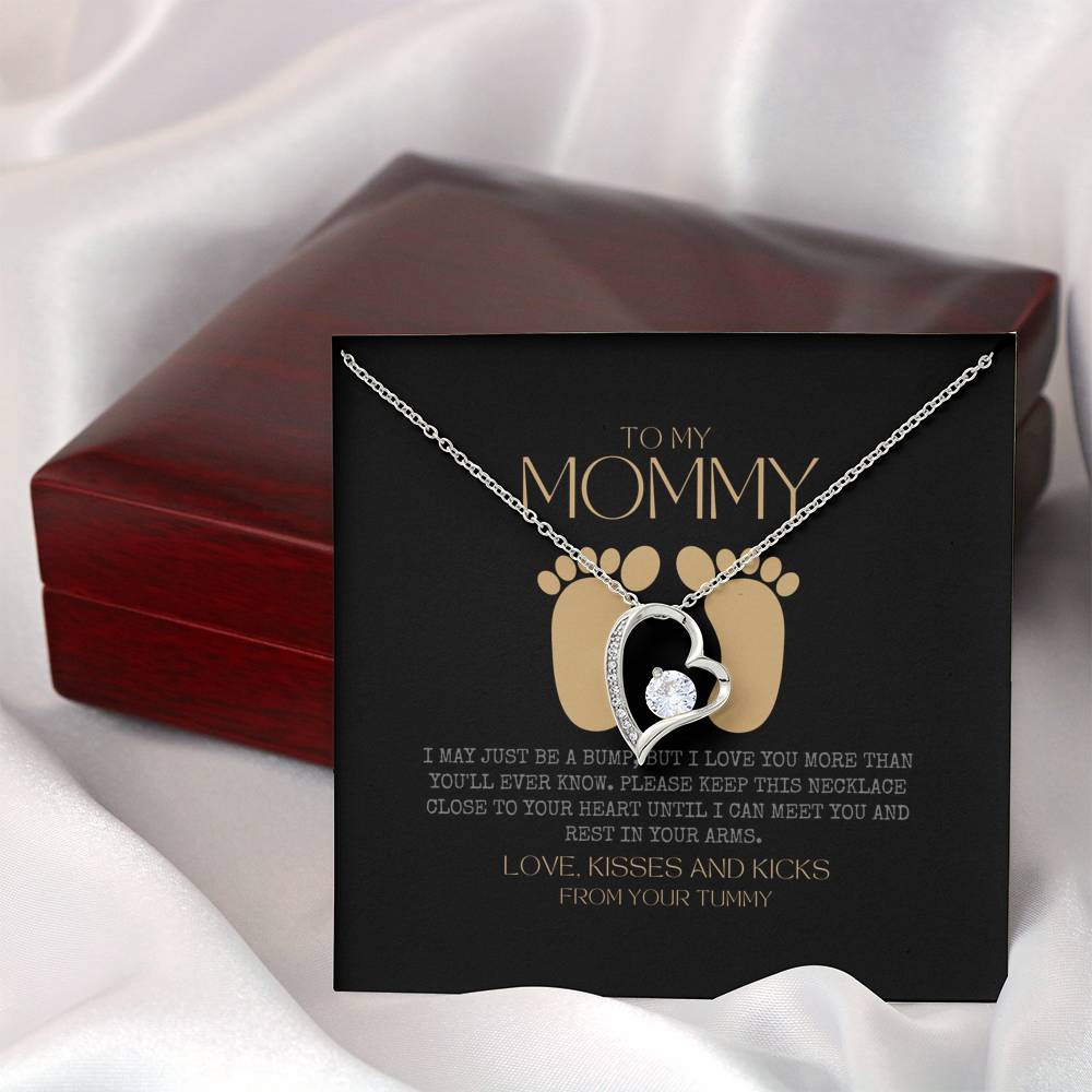 Baby shower gift | New Mommy Necklace | Pregnant Wife Gift | To My Mommy | I May Just Be A Bump But I Love You More Than You Ever Know | To mummy from bump | To Mommy to be | Pregnancy Gift for First Time Mom | New Mom in Hospital | Gift for Pregnant Wife