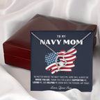 Military Mom Gift, Navy Mom Mothers Day, Navy Mom Gift, Deployment Gift, Navy Mom Necklace from Son, Military, Deploy Gift, Best Navy Mom