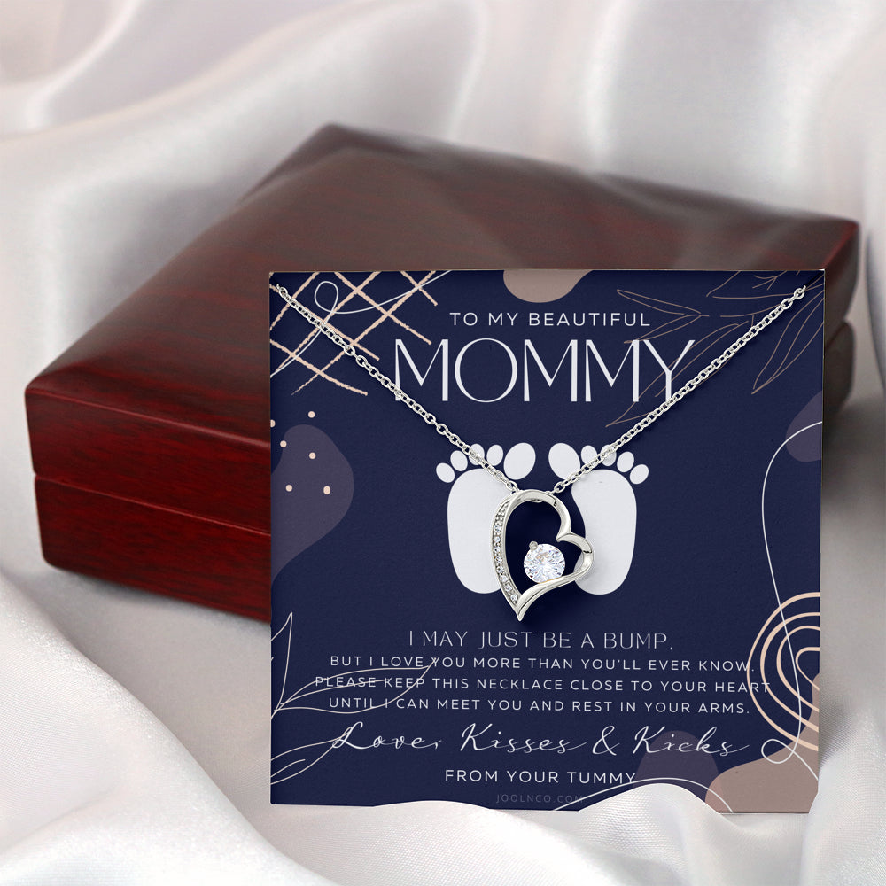 Mom to be gift | New Mommy Gift Necklace | Pregnant Wife Gift | I May Just Be A Bump But I Love You | To mummy from bump | To Mommy to be