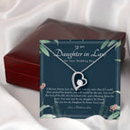 Daughter-In-Law Gift Necklace, Wedding Gift, Jewelry From Mother-In Law, Gift for Bride, Daughter-In-Heart